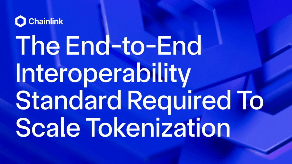 Chainlink Solidifies Role as Universal Interoperability Standard for Global Tokenized Finance