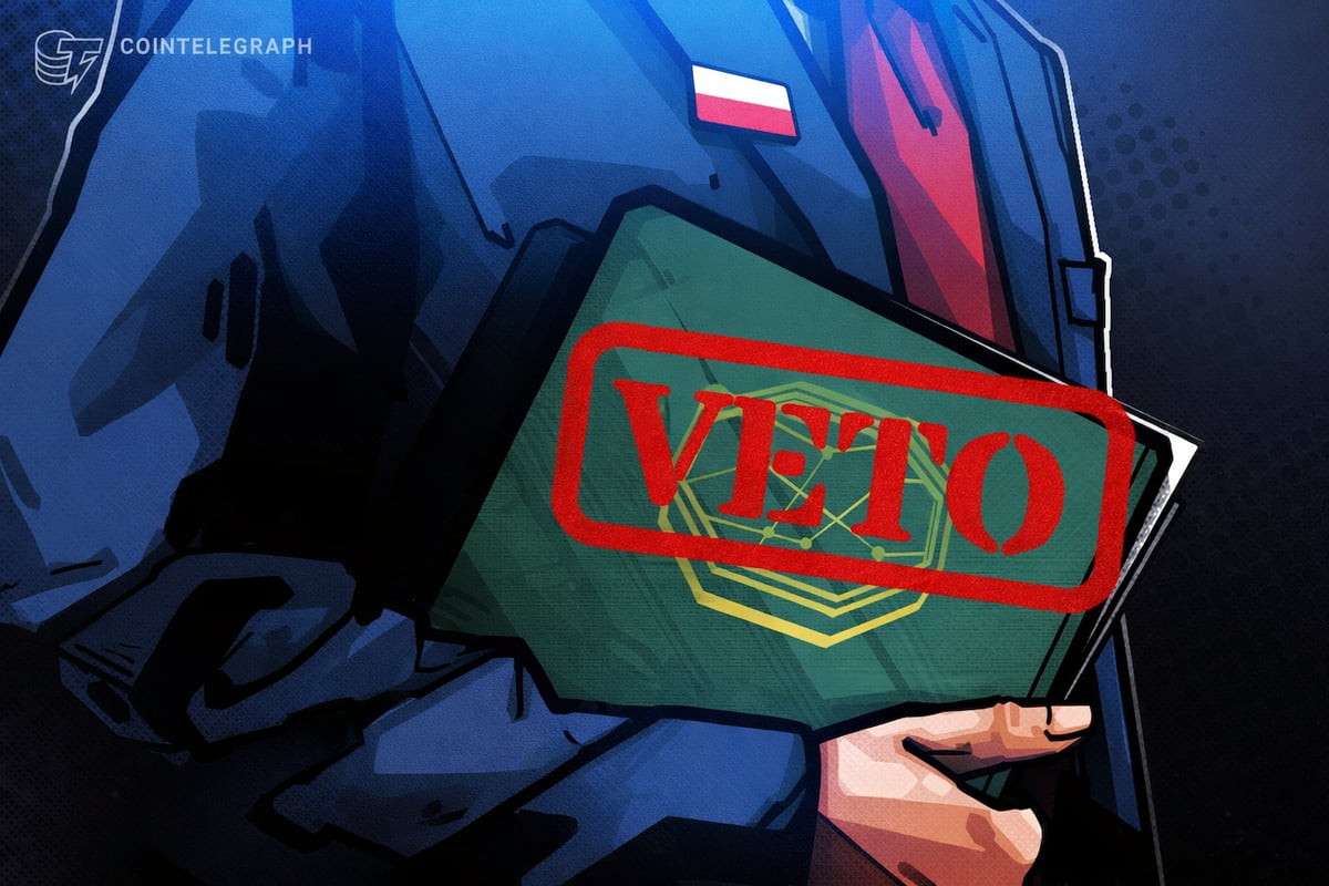 Poland’s President Vetoes Second Crypto Bill, Deepening Regulatory Crisis Ahead of EU MiCA Deadline