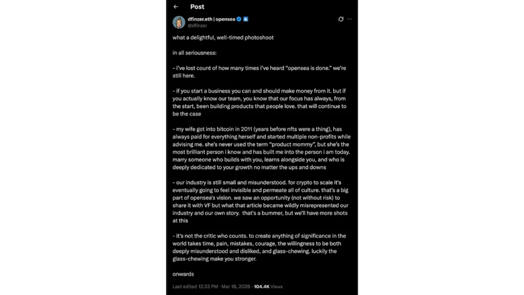 OpenSea Postpones Highly Anticipated SEA Token Launch Amidst Prolonged NFT Market Contraction and Strategic Recalibration