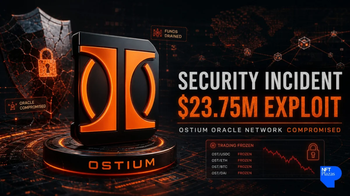 Ostium Halts Trading After $23.75 Million Security Incident, Shaking Confidence in DeFi’s Cross-Asset Ambitions
