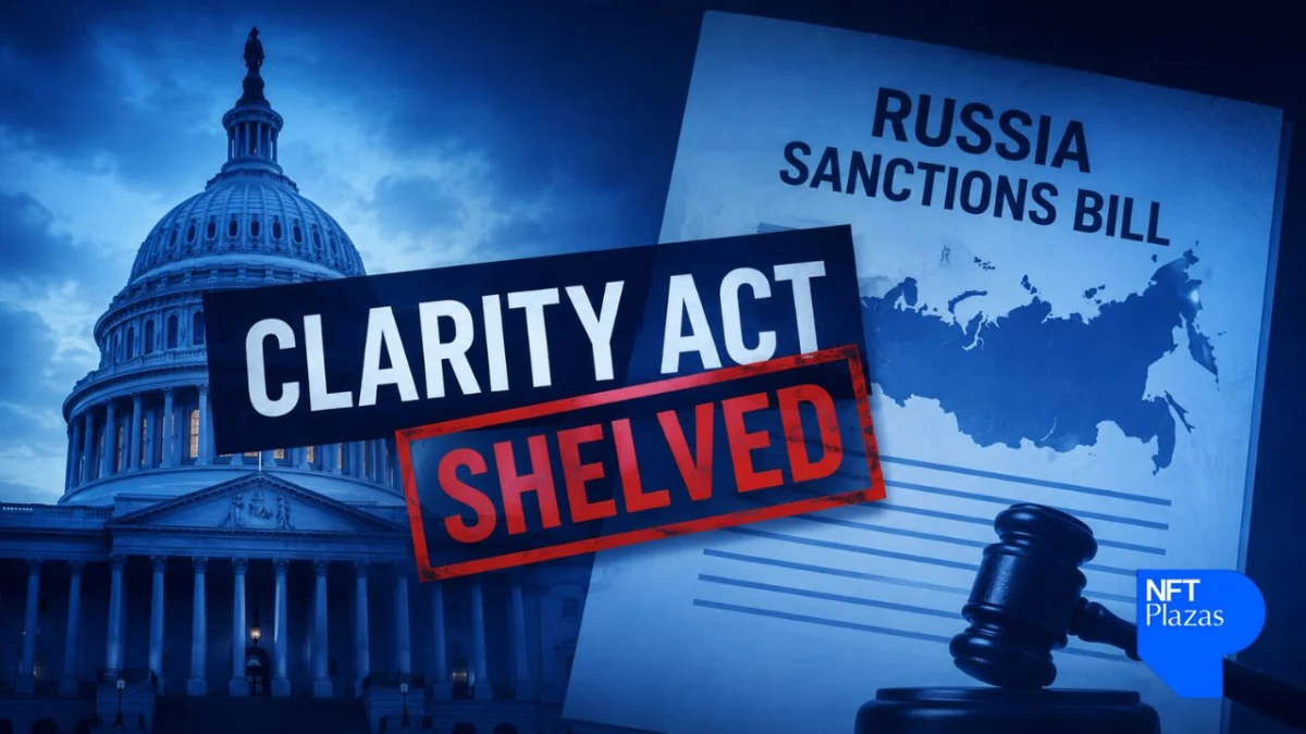 U.S. Senate Shelves CLARITY Act Amid Russia Sanctions Push, Delaying Key Crypto Legislation