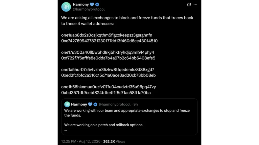 Harmony’s ONE Token Plunges Amidst Suspected Exploit, Unauthorized Minting of Billions Raises Supply Concerns and Triggers Emergency Response
