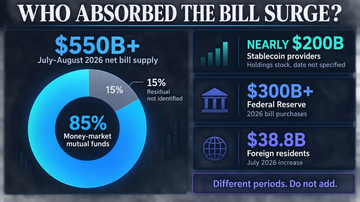 Money-Market Funds Dominate US Treasury Bill Surge as Summer Issuance Wave Unfolds