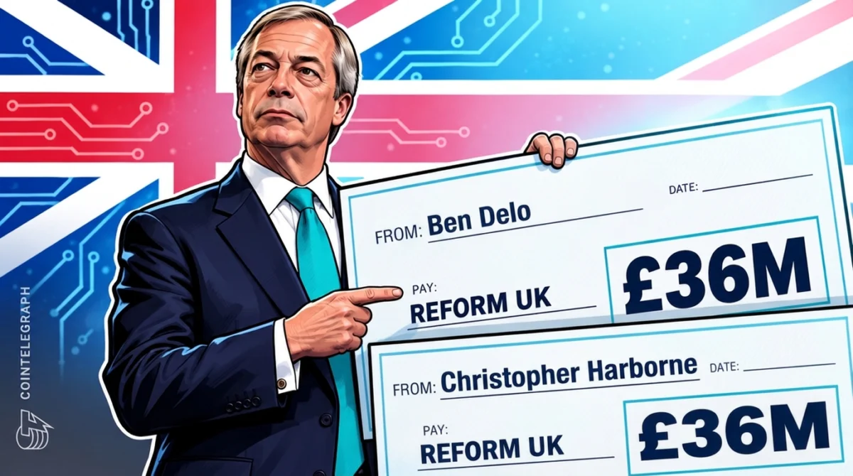 Reform UK Secures Historic £72 Million Boost from Cryptocurrency Billionaires Amidst Intensifying Scrutiny of Political Funding