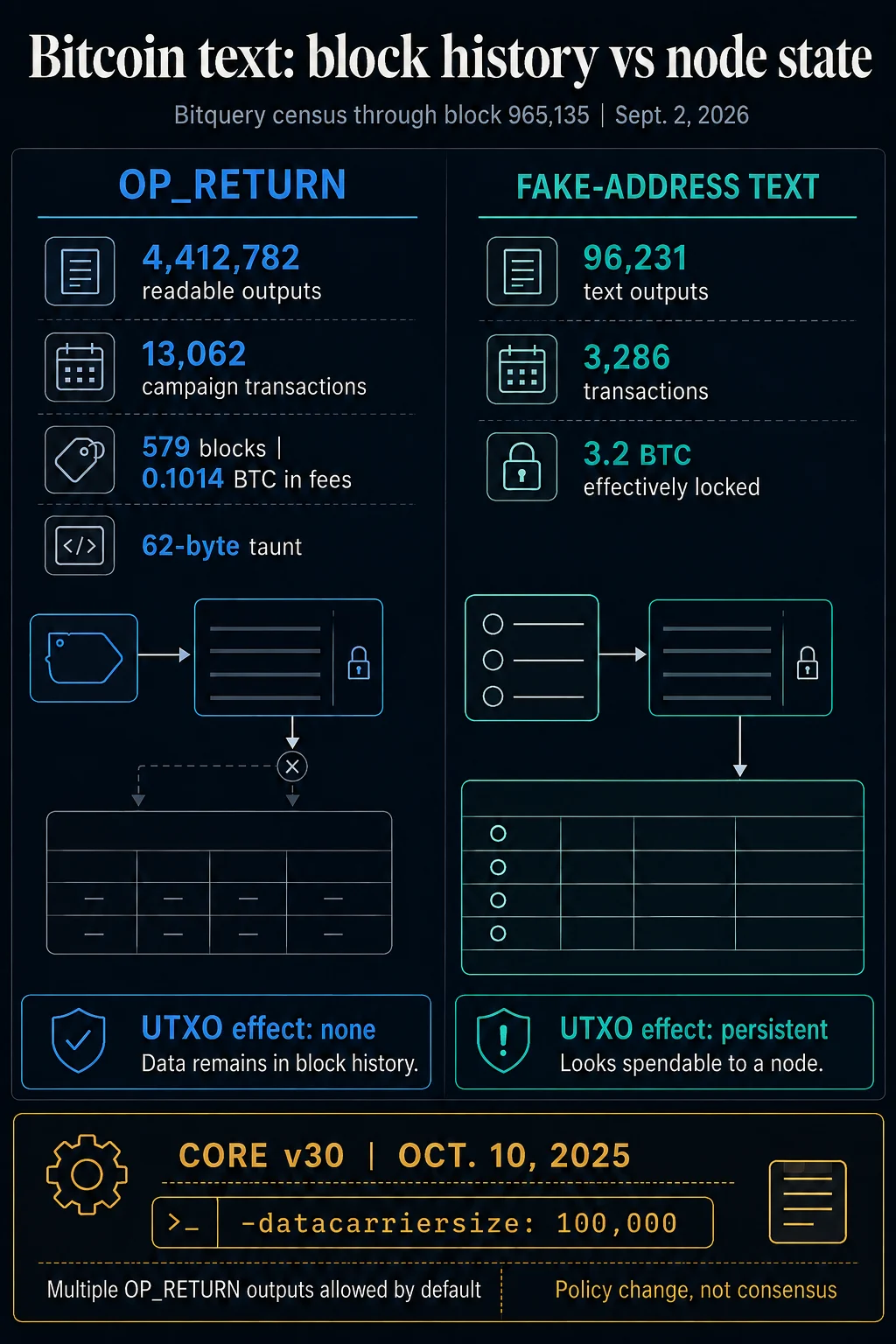 Scan reveals 96,000 fake-address outputs clogging Bitcoin’s unspent database
