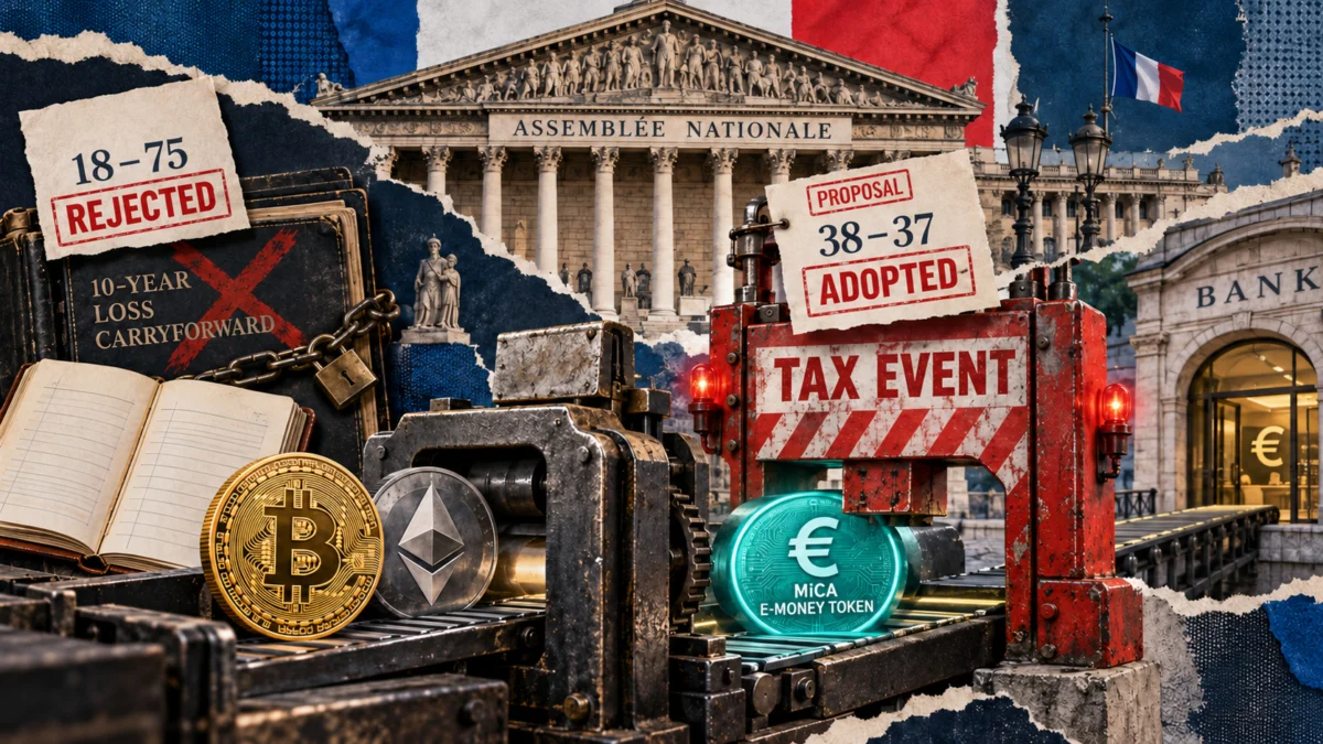 French MPs Back Crypto Tax on Stablecoin Swaps, Reject Loss Carryforward