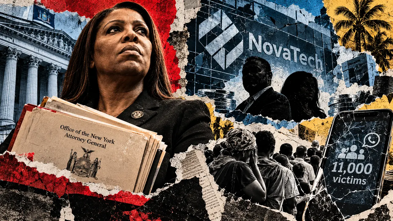 New York demands $1.3B from NovaTech and 11,000 victims face delay
