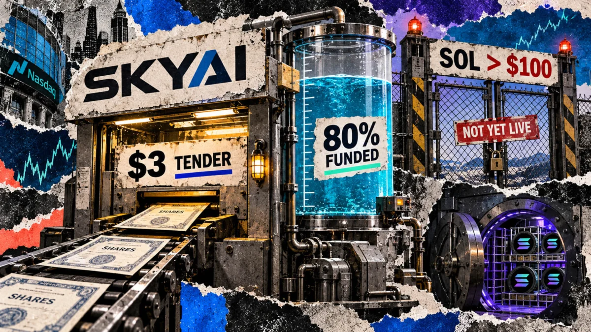 SkyAI Faces Tender Offer Hurdles Amidst SOL Price Volatility and Funding Realities
