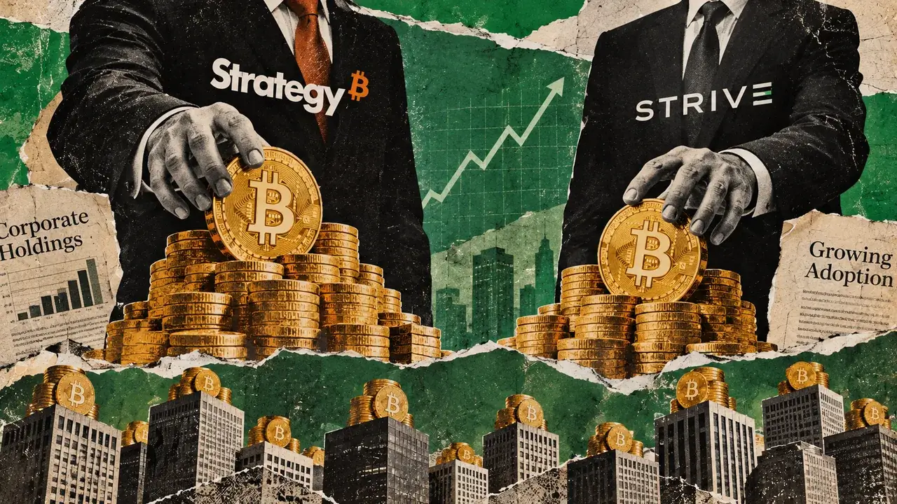 Strive and Strategy Dominate Corporate Bitcoin Accumulation as Recent Disclosures Reveal Concentrated Buying Patterns