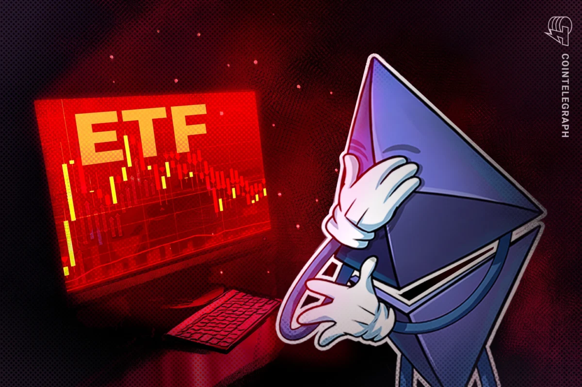 US Spot Ether ETFs Record Over $1 Billion in October Outflows, Marking Largest Monthly Drain of 2026, While Bitcoin ETF Inflows Temper